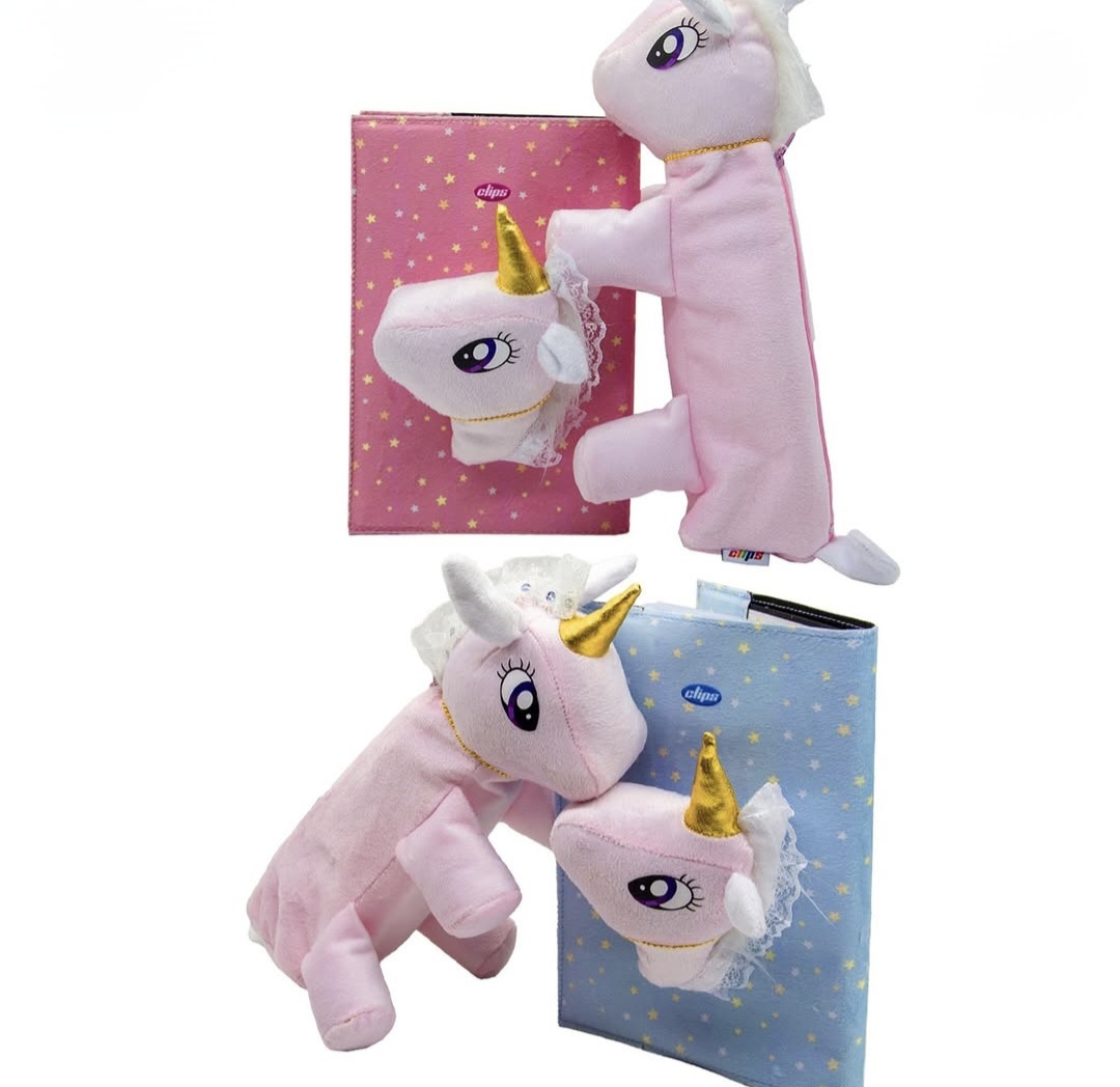 جامدادی عروسکی پولیشی طرح تک شاخ