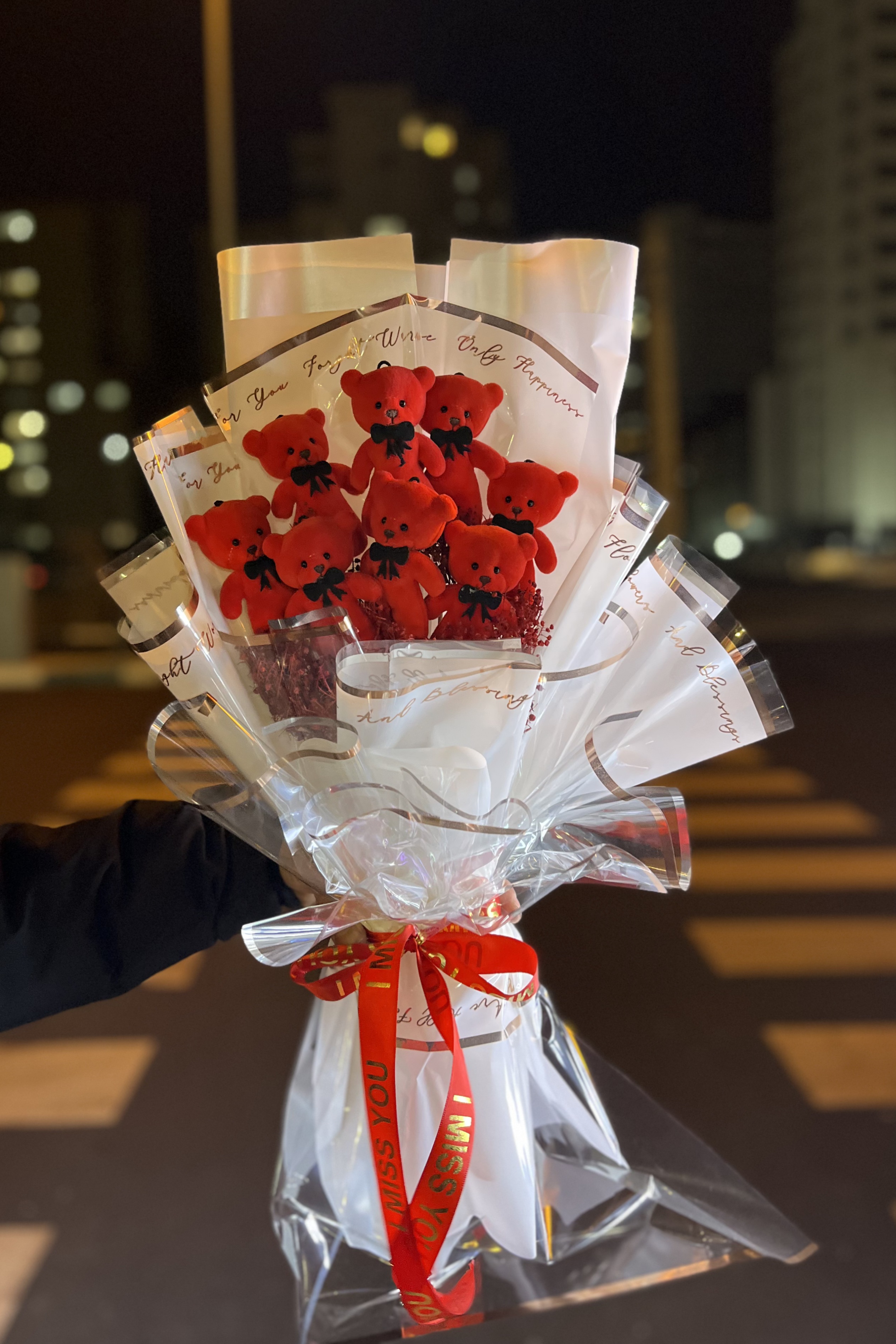 دسته گل خرس ولنتاین کد ۲