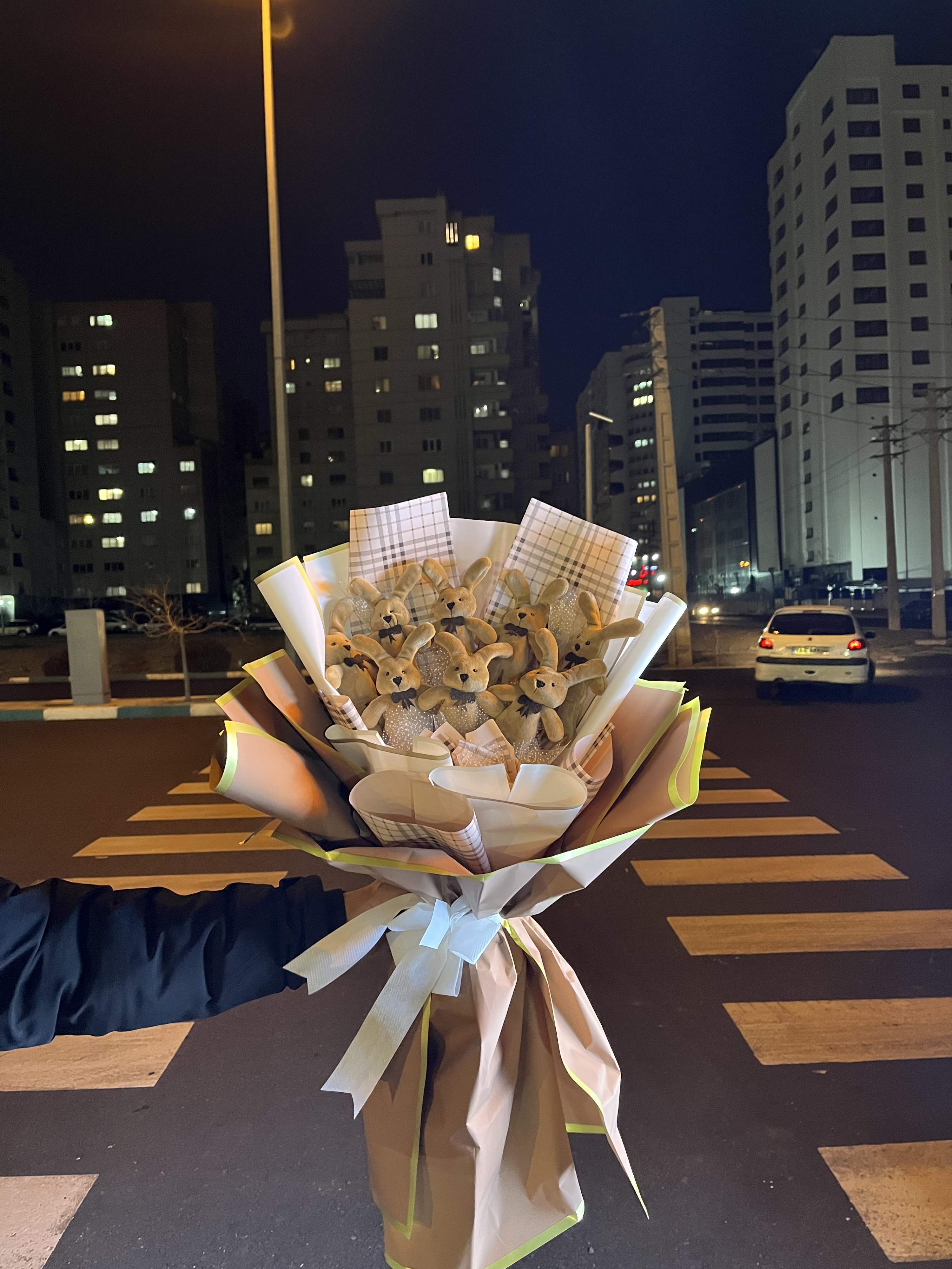 دسته گل خرگوش ولنتاین کد ۴